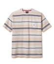 画像1: FTC POCKET STRIPE TEE