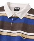 画像2: FTC PRINTED STRIPE RUGBY SHIRT